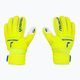 Reusch Attrakt Grip Finger Support Γάντια τερματοφύλακα Junior κίτρινο 5272810