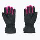 Reusch Flash Gore-Tex παιδικά γάντια σκι μαύρο/μαύρο μελανζέ/ροζ glo 2