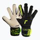 Reusch Attrakt Freegel Gold Finger Support Γάντια τερματοφύλακα Junior μαύρα/κίτρινα ασφαλείας