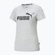 Γυναικείο μπλουζάκι PUMA ESS Logo light gray heather 4