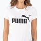 Γυναικείο μπλουζάκι προπόνησης PUMA ESS Logo Tee λευκό 586774 02 4