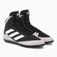 adidas Mat Wizard 5 παπούτσια πυγμαχίας μαύρο και άσπρο FZ5381 4