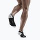 CEP Ultralight No Show μαύρες/ανοιχτό γκρι ανδρικές κάλτσες συμπίεσης για τρέξιμο 5