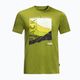 Ανδρικό Jack Wolfskin Crosstrail Graphic trekking t-shirt πράσινο 1801671_3017 3
