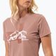 Jack Wolfskin γυναικείο t-shirt πεζοπορίας Vonnan S/S Graphic rose dawn 3
