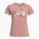 Jack Wolfskin γυναικείο t-shirt πεζοπορίας Vonnan S/S Graphic rose dawn 4