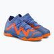 PUMA Future Match IT+Mid JR παιδικά ποδοσφαιρικά παπούτσια μπλε/πορτοκαλί 107198 01 4
