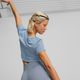Γυναικείο πουκάμισο γιόγκα PUMA Studio Yogini Lite Twist μπλε 523164 18 4