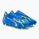 PUMA Ultra Match FG/AG ανδρικά ποδοσφαιρικά παπούτσια ultra blue/puma white/pro green 4
