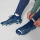 PUMA Future Match FG/AG ανδρικές μπότες ποδοσφαίρου περσικό μπλε/puma λευκό/pro πράσινο 2