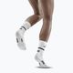 CEP Γυναικείες κάλτσες συμπίεσης για τρέξιμο 4.0 Mid Cut λευκές 6