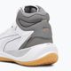 Ανδρικά παπούτσια μπάσκετ PUMA Playmaker Pro Mid Trophies ash gray/cast iron/puma gold 10