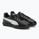 PUMA King Match TT Jr παιδικά ποδοσφαιρικά παπούτσια puma μαύρο/puma λευκό 4