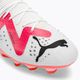 Ανδρικά ποδοσφαιρικά παπούτσια PUMA Future Pro FG/AG puma white/puma black/fire orchid 9