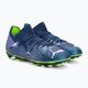 PUMA Future Pro FG/AG Jr παιδικές μπότες ποδοσφαίρου περσικό μπλε/puma λευκό/pro πράσινο 4