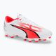 Ανδρικά ποδοσφαιρικά παπούτσια PUMA Ultra Play FG/AG puma white/puma black/fire orchid