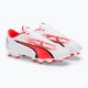 Ανδρικά ποδοσφαιρικά παπούτσια PUMA Ultra Play FG/AG puma white/puma black/fire orchid 4