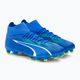 PUMA Ultra Pro FG/AG ανδρικά ποδοσφαιρικά παπούτσια ultra blue/puma white/pro green 4