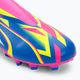 PUMA Ultra Match Ll Energy FG/AG Jr παιδικές μπότες ποδοσφαίρου φωτεινό ροζ/υψηλό μπλε/κίτρινο συναγερμός 7