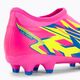 PUMA Ultra Match Ll Energy FG/AG Jr παιδικές μπότες ποδοσφαίρου φωτεινό ροζ/υψηλό μπλε/κίτρινο συναγερμός 9