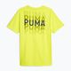 Ανδρικό μπλουζάκι προπόνησης PUMA Graphic Tee Puma Fit κίτρινο burst 2