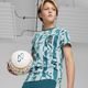PUMA Neymar Jr παιδική ποδοσφαιρική φανέλα Creativity Logo Tee ocean tropic/turquoise surf 3