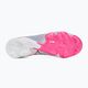 PUMA Future 7 Ultimate Low FG/AG λευκό/μαύρο/ροζ δηλητήριο/λαμπερό νερό/ασημένια ομίχλη ποδοσφαίρου μπότες ποδοσφαίρου 4
