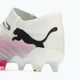 PUMA Future 7 Ultimate Low FG/AG λευκό/μαύρο/ροζ δηλητήριο/λαμπερό νερό/ασημένια ομίχλη ποδοσφαίρου μπότες ποδοσφαίρου 13
