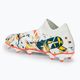 PUMA Future 7 Match Creativity FG/AG λευκό/ωκεάνιο τροπικό/τυρκουάζ surf/θερμότητα/ηλιακό ρεύμα παιδικά ποδοσφαιρικά παπούτσια 3