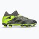 PUMA Future 7 Match Rush FG/AG έντονο γκρι/κρύο σκούρο γκρι/ηλεκτρικό ασβέστη παιδικά ποδοσφαιρικά παπούτσια 2