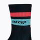 CEP Miami Vibes 80's ανδρικές κάλτσες συμπίεσης για τρέξιμο μαύρες/μπλε/ροζ 5