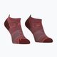 Γυναικείες κάλτσες πεζοπορίας ORTOVOX Alpine Light Low κόκκινο 5479000005 5