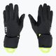 Ανδρικά γάντια αλεξιπτωτισμού ORTOVOX Fleece Grid Cover μαύρο κοράκι 3