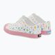 Native Jefferson Print Disney Jr παιδικά αθλητικά παπούτσια shell white/princess pink/pastel white confetti 3