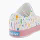 Native Jefferson Print Disney Jr παιδικά αθλητικά παπούτσια shell white/princess pink/pastel white confetti 9