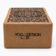Yoga Design Lab Cork Yoga Cube Brown BL-Cork-Mandala Μαύρο 2