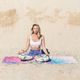 Yoga Design Lab Combo Στρώμα ταξιδιού γιόγκα 1,5 mm ροζ Tribeca Sand 6