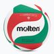 Molten volleyball V4M4500-4 λευκό/πράσινο/κόκκινο μέγεθος 4