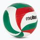 Molten volleyball V4M1500 λευκό/πράσινο/κόκκινο μέγεθος 4 2