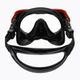 TUSA Paragon S Mask μάσκα κατάδυσης μαύρη και πορτοκαλί M-1007 5