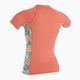 Γυναικείο μπλουζάκι O'Neill Side Print Rash Guard πορτοκαλί 5405S 2