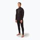 Ανδρικό Surfanic Bodyfit Zip Neck θερμικό φούτερ μαύρο 2