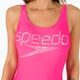 Speedo γυναικείο ολόσωμο μαγιό Logo Deep U-Back ροζ 68-12369A657 7