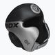 RDX L1 Mark Pro Cheek Boxing Helmet Εκπαίδευση Head Guard ασημί 2