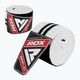 Ζώνη γονάτων RDX Compression Elasticated Knee Wrap white 3