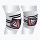 Ζώνη γονάτων RDX Compression Elasticated Knee Wrap white 6