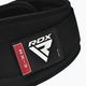 Ζώνη άρσης βαρών RDX Weightlifting 6" Neoprene Gym X3 black 6