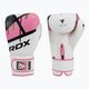 Γυναικεία γάντια πυγμαχίας RDX BGR-F7 λευκό και ροζ BGR-F7P 3