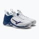 Ανδρικά παπούτσια βόλεϊ Mizuno Wave Momentum λευκό και μπλε V1GA191221 5