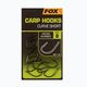 Fox International Curve Shank Short carp hooks black CHK238 2
